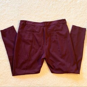 Elle Maroon Stretchy Pants 14